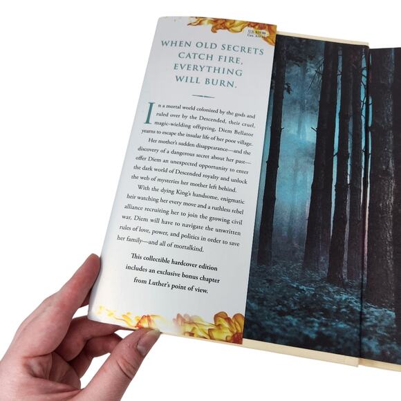 Spark of the Everflame Book B Penn Cole Romantasy Fantasy Novel Hardcover - Picture 4 of 14